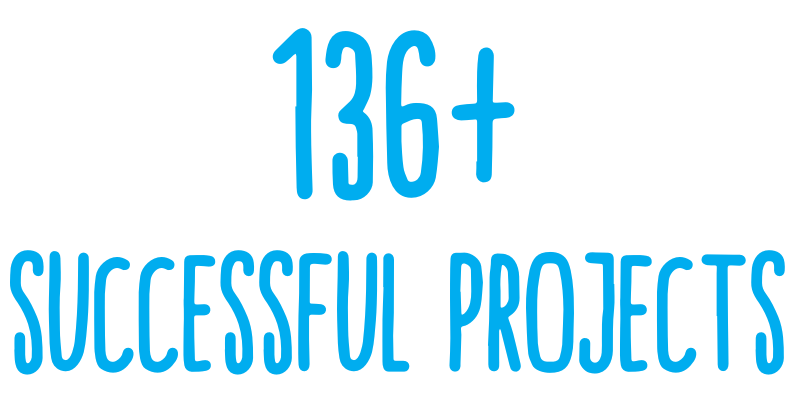 136+ Successful Projects